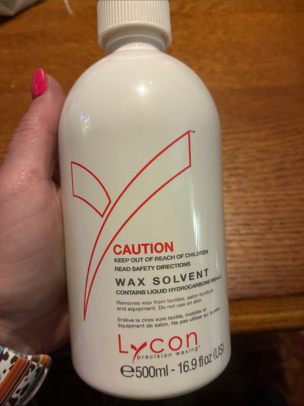 Pink Wax Solvent — 500ml